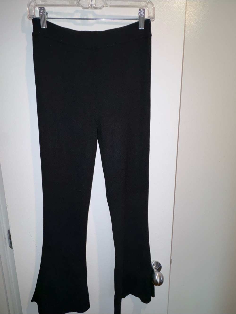 Knit crop pants